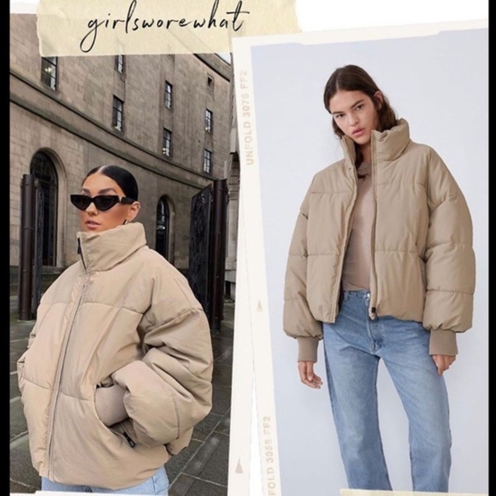 Zara Oversized Puffer Jacket